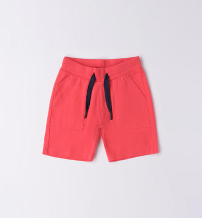 Pantalone corto sportivo bambino ROSSO