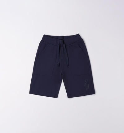 Pantalone corto sportivo ragazzo BLU