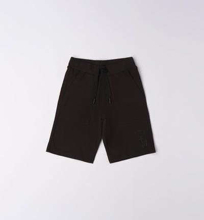 Pantalone corto sportivo ragazzo NERO