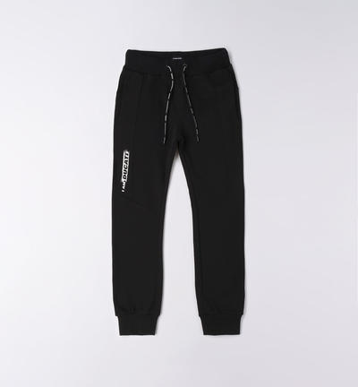 Pantalone Ducati in felpa 100% cotone per bambino NERO