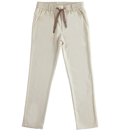 Boy's elegant trousers CREAM