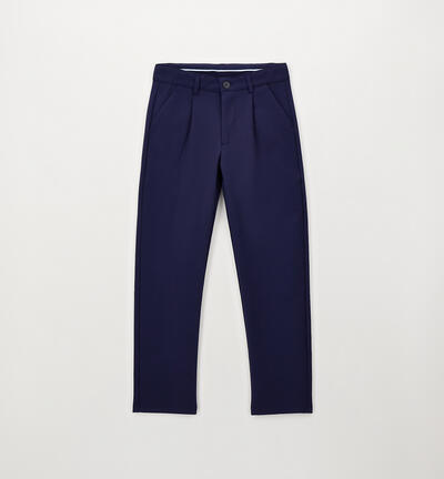 Elegant trousers for boys BLUE
