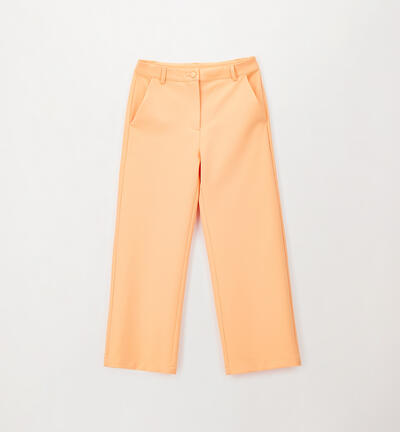 Elegant girl trousers ORANGE