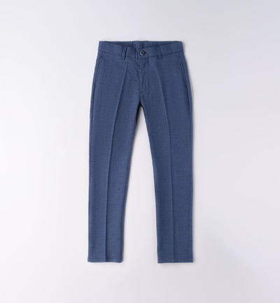 Boys' elegant trousers BLUE