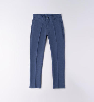 Pantalone elegante ragazzo BLU