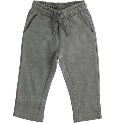 Pantalone felpato per bambino GRIGIO
