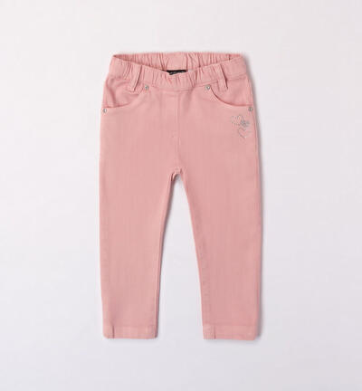 Girls' heart trousers PINK