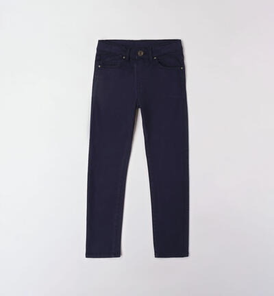 Boys' regular fit trousers BLUE