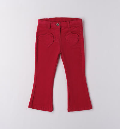 Sarabanda girl's trousers RED