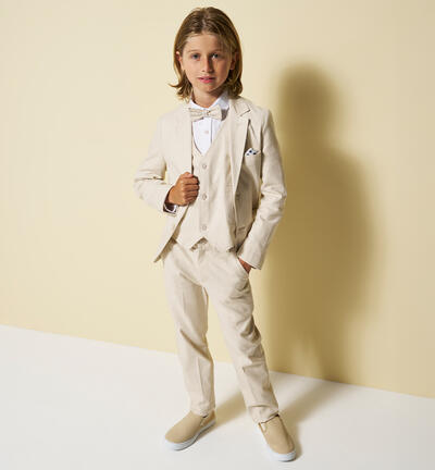 Pantalone Sarabanda ragazzo PANNA