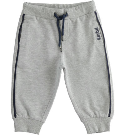 Pantalone sportivo in felpa bambino GRIGIO