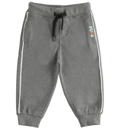 Pantalone sportivo in felpa bambino GRIGIO