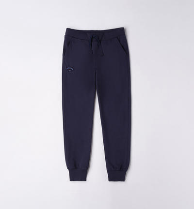 Boys' sporty trousers BLUE