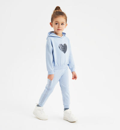 Girl's jogging pants LIGHT BLUE