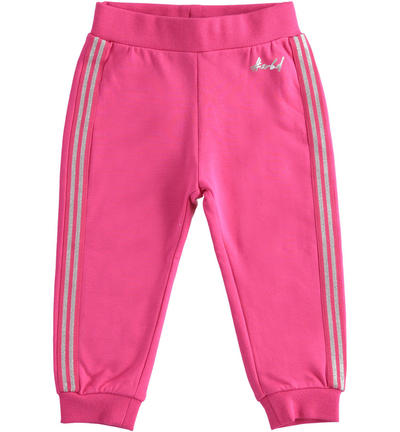 Girl's jogging pants FUCHSIA