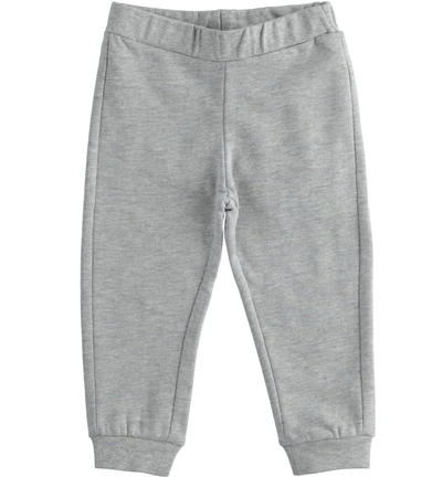 Pantalone tuta bambina con cuore GRIGIO