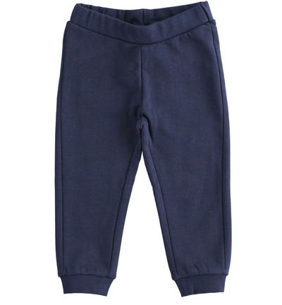 Pantalone tuta bambina con cuore BLU