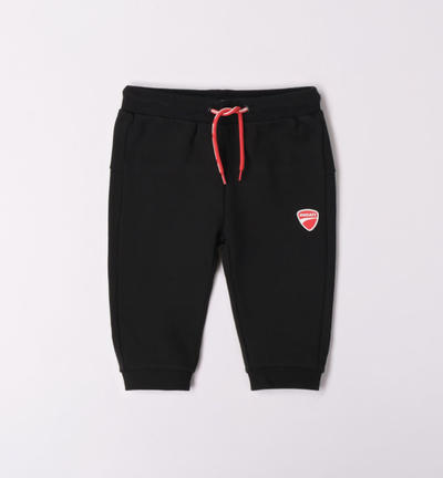 Ducati boys' tracksuit bottoms BLACK