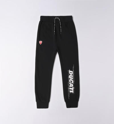 Pantalone tuta Ducati per bambino 100% cotone NERO