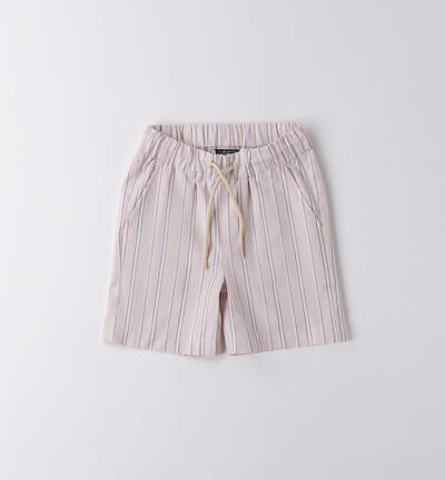 Pantaloni a righe bambino BEIGE