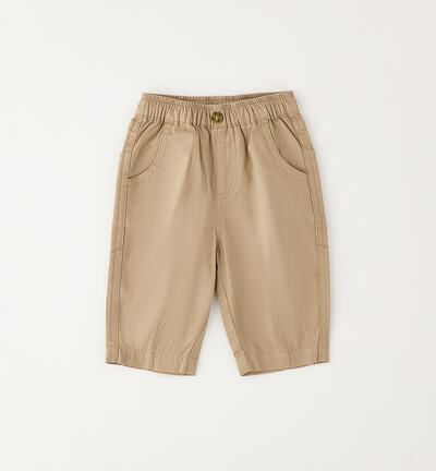 Pantaloni bimbo neonato BEIGE