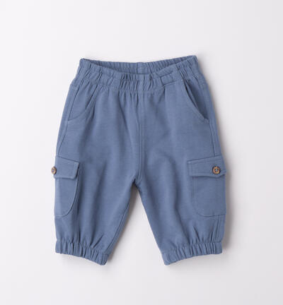Pantaloni cargo neonato BLU