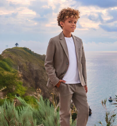 Formal trousers for boys GREY