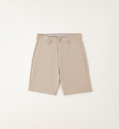 Elegant boy's shorts BEIGE