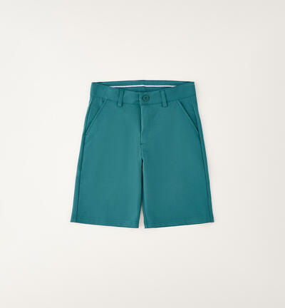 Elegant boy's shorts GREEN