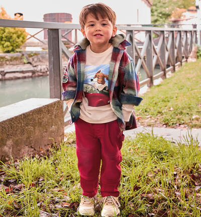 Boy's trousers by Sarabanda RED