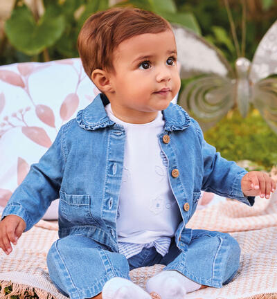 Baby girl trousers BLUE