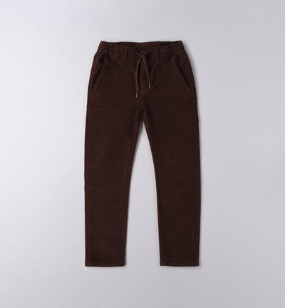 Sarabanda trousers for boys BROWN