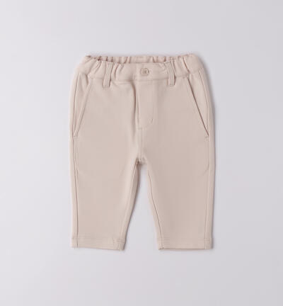 Pantaloni eleganti neonato PANNA