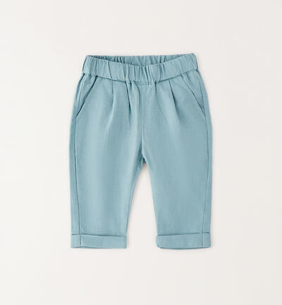 Elegant trousers for newborns GREEN