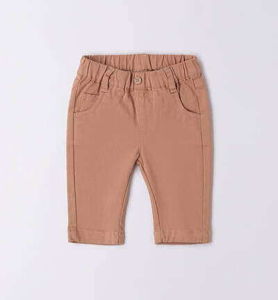 Pantaloni eleganti per neonato MARRONE
