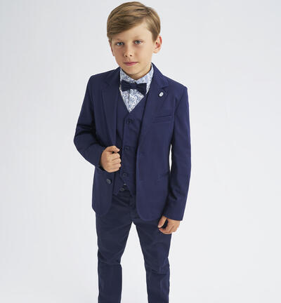 Boys' elegant trousers BLUE