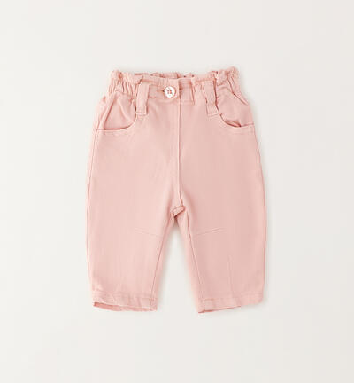 Minibanda baby girl trousers PINK