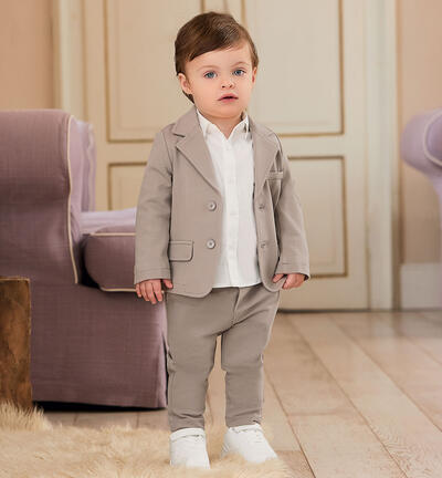 Elegant baby trousers BEIGE