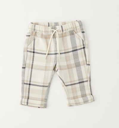 Pantaloni neonato Minibanda PANNA