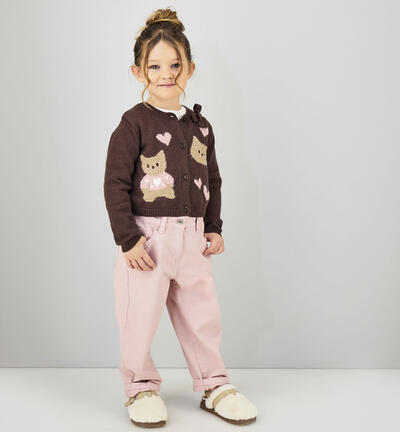 Pantaloni per bambina ROSA