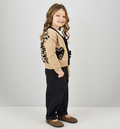 Pantaloni per bambina NERO