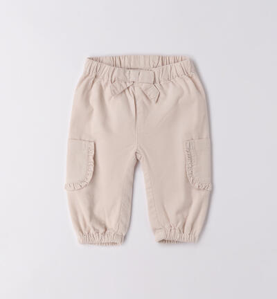 Baby girl pants CREAM