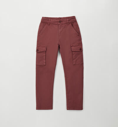 Pantaloni ragazzo Sarabanda ROSSO
