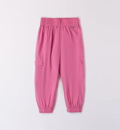 Pantaloni rosa bambina ROSA