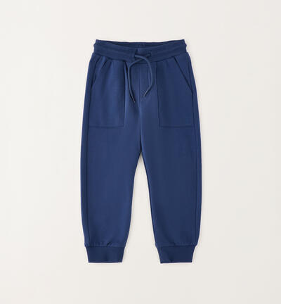 Children's tracksuit trousers BLUE