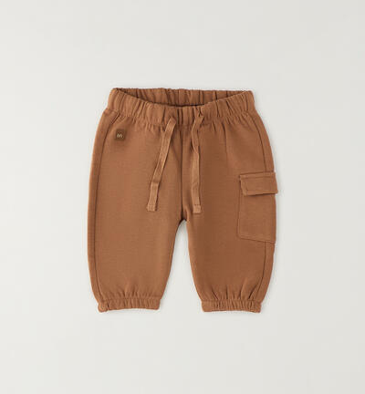 Pantaloni tuta neonato MARRONE