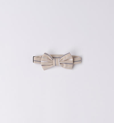 Papillon a righe ragazzo BEIGE