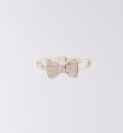 Boys' elegant bow tie BEIGE