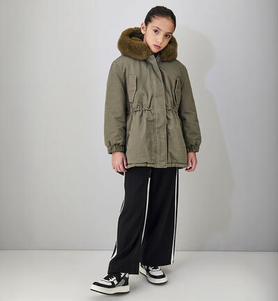 Parka da ragazza Sarabanda VERDE