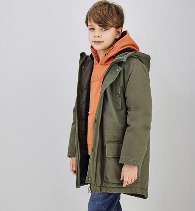 Sarabanda Parka for Boys GREEN